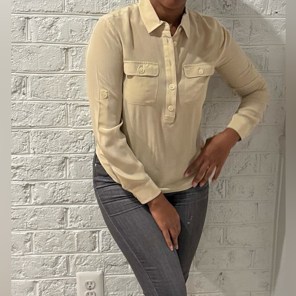 Banana Republic military blouse XSP